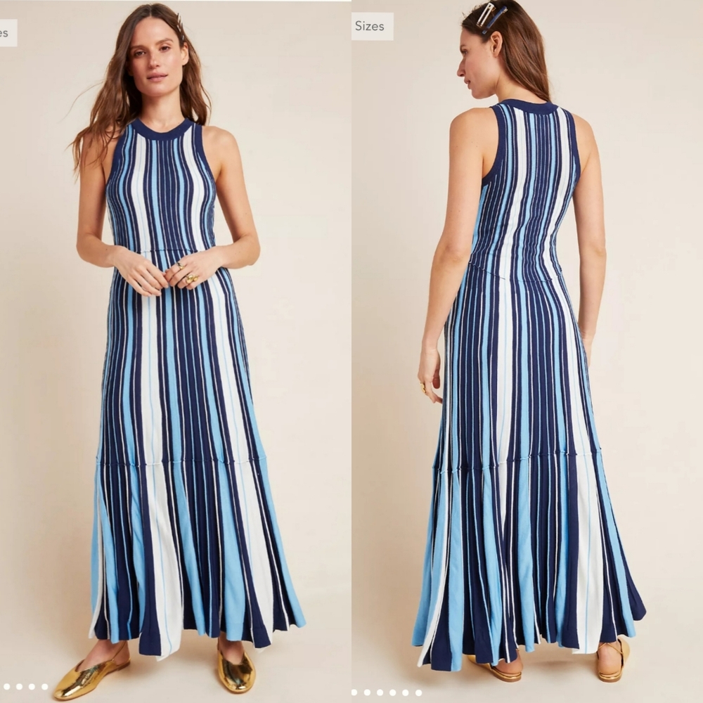 💯%Anthropologie Lisanne Sweater Maxi Dress